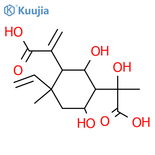 6,8,11-Trihydroxy-1,3-elemadiene-12,15-dioic acid; (6α,8α,11ξ)-form structure