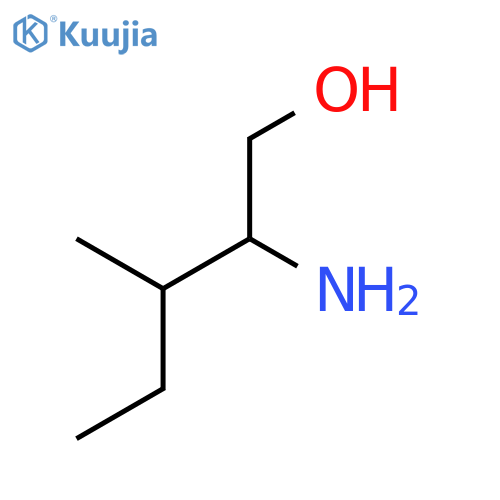 (2S)-2-amino-3-methylpentan-1-ol structure