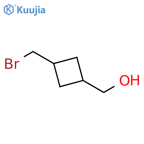 (3-Bromomethyl-cyclobutyl)-methanol structure