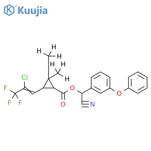 CYHALOTHRIN (MIXTURE OF ISOMERS) (CHEM PURITY 90%) (D6, 98%) 100 UG/ML IN NONANE structure