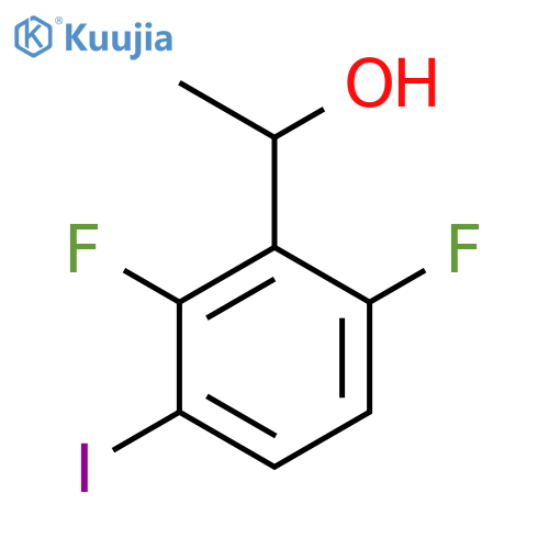 1-(2,6-Difluoro-3-iodophenyl)ethanol structure