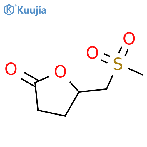 2(3H)-Furanone,dihydro-5-[(methylsulfonyl)methyl]- structure