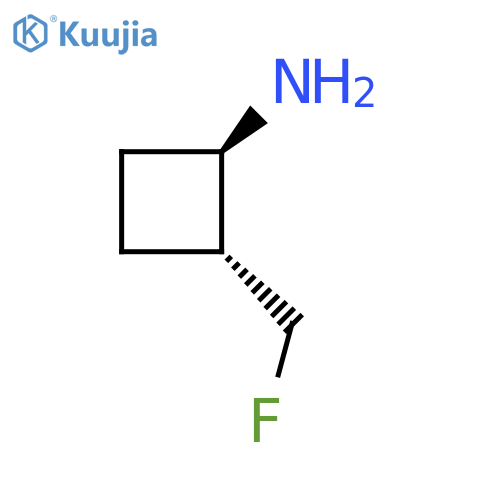 rac-(1R,2R)-2-(fluoromethyl)cyclobutan-1-amine structure