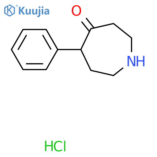 5-phenylazepan-4-one hydrochloride structure