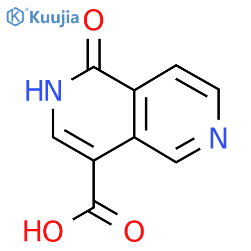 1-Oxo-1,2-dihydro-2,6-naphthyridine-4-carboxylic acid structure