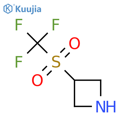 3-Trifluoromethanesulfonylazetidine structure
