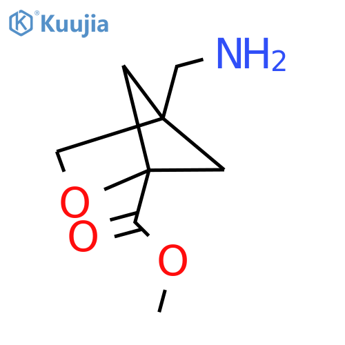 methyl 4-(aminomethyl)-2-oxabicyclo2.1.1hexane-1-carboxylate structure