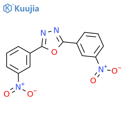 bis(3-nitrophenyl)-1,3,4-oxadiazole structure