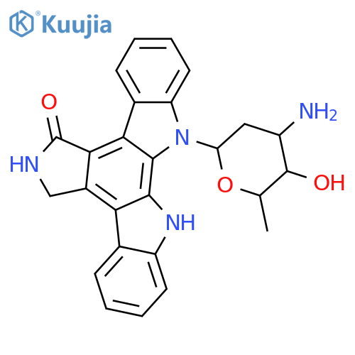 Staurosporinone; N13-(3-Amino-2,3,6-trideoxy-α-L-ribo-hexopyranosyl) structure