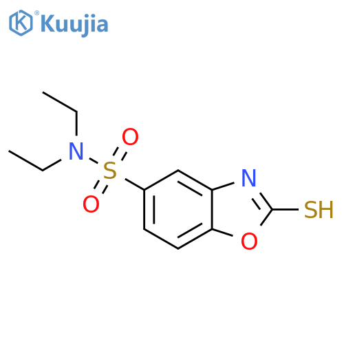 N,N-Diethyl-2-sulfanyl-1,3-benzoxazole-5-sulfonamide structure