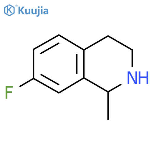 7-Fluoro-1-methyl-1,2,3,4-tetrahydroisoquinoline structure