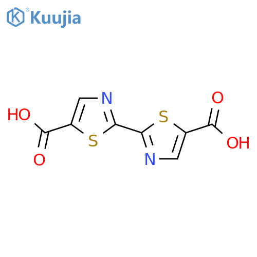 2-(5-Carboxy-1,3-thiazol-2-yl)-1,3-thiazole-5-carboxylic acid structure