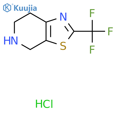 2-(trifluoromethyl)-4H,5H,6H,7H-1,3thiazolo5,4-cpyridine hydrochloride structure