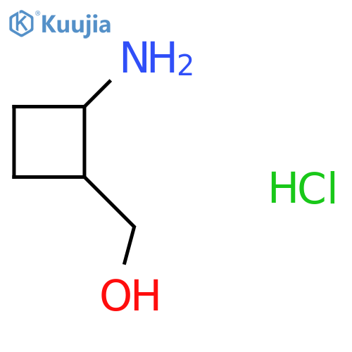 (2-Aminocyclobutyl)methanol hydrochloride structure