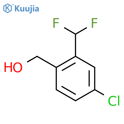 4-chloro-2-(difluoromethyl)phenylmethanol structure