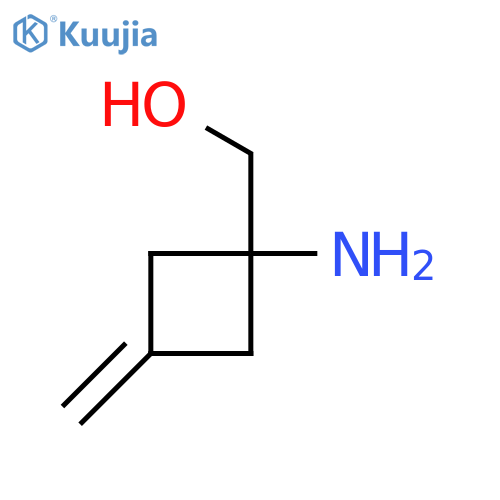 (1-Amino-3-methylidenecyclobutyl)methanol structure