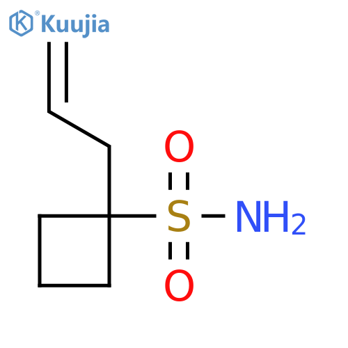 1-Prop-2-enylcyclobutane-1-sulfonamide structure