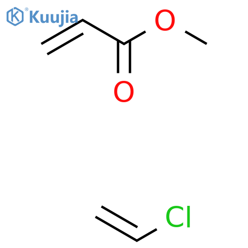 2-Propenoic acid, methyl ester, polymer with chloroethene structure