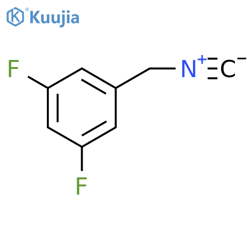 1,3-difluoro-5-(isocyanomethyl)benzene structure