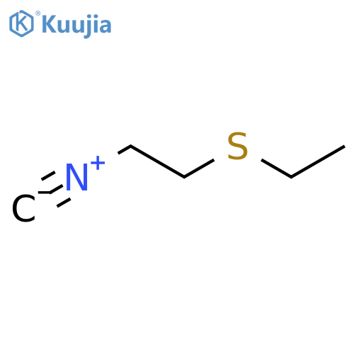 1-(Ethylsulfanyl)-2-isocyanoethane structure