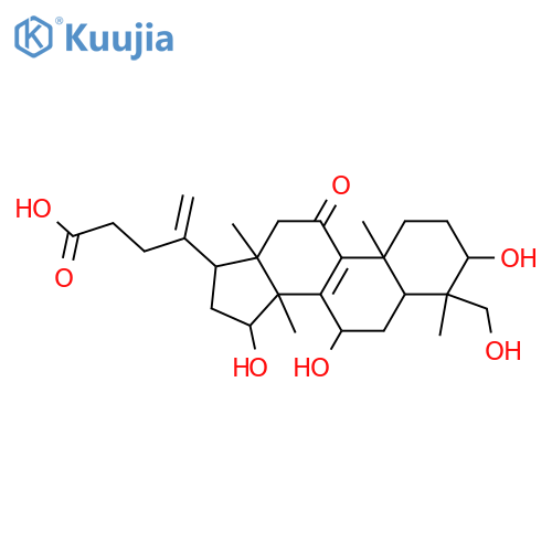 3,7,15,28-Tetrahydroxy-25,26,27-trinor-11-oxolanosta-8,20-dien-24-oic acid; (3β,7β,15α)-form structure