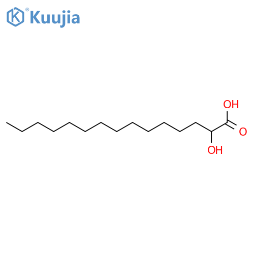 Pentadecanoic acid,2-hydroxy- structure