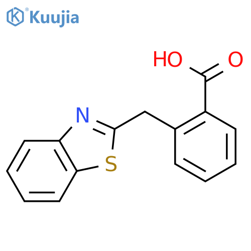 2-(1,3-Benzothiazol-2-ylmethyl)benzoic Acid structure