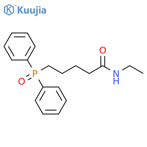 5-(Diphenylphosphinyl)-N-ethyl-pentanamide structure