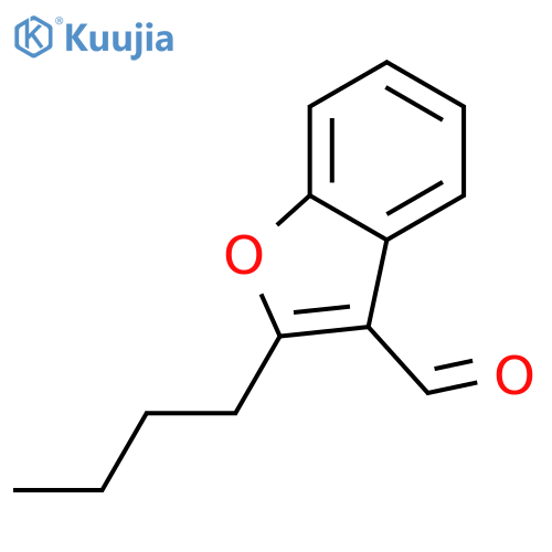 2-butyl-1-benzofuran-3-carbaldehyde structure