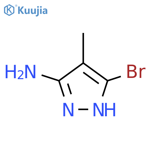 1H-Pyrazol-3-amine, 5-bromo-4-methyl- structure