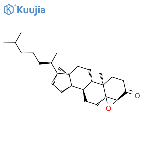 Cholestan-3-one, 4,5-epoxy-, (4a,5a)- structure