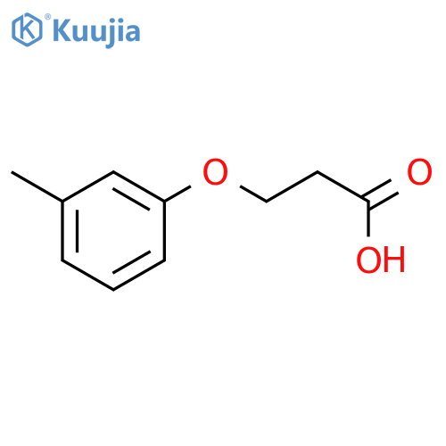 3-(3-Methylphenoxy)propanoic acid structure