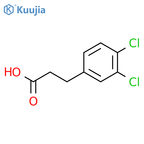 3-(3,4-Dichlorophenyl)propanoic acid structure