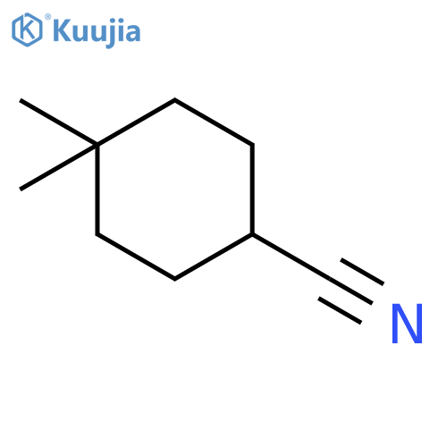 4,4-dimethylcyclohexane-1-carbonitrile structure