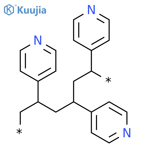 Pyridine, 4-ethenyl-,homopolymer structure