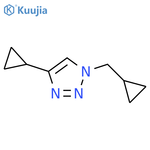 4-Cyclopropyl-1-(cyclopropylmethyl)-1H-1,2,3-triazole structure