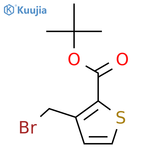 tert-Butyl 3-(bromomethyl)thiophene-2-carboxylate structure
