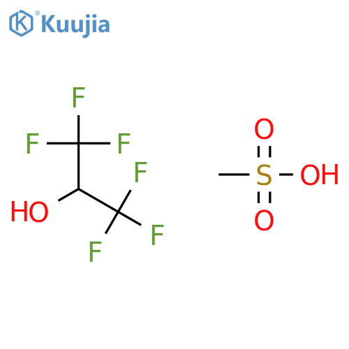 1,1,1,3,3,3-hexafluoropropan-2-ol;methanesulfonic Acid structure