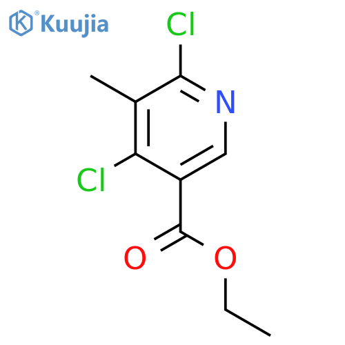 ethyl 4,6-dichloro-5-methyl-pyridine-3-carboxylate structure
