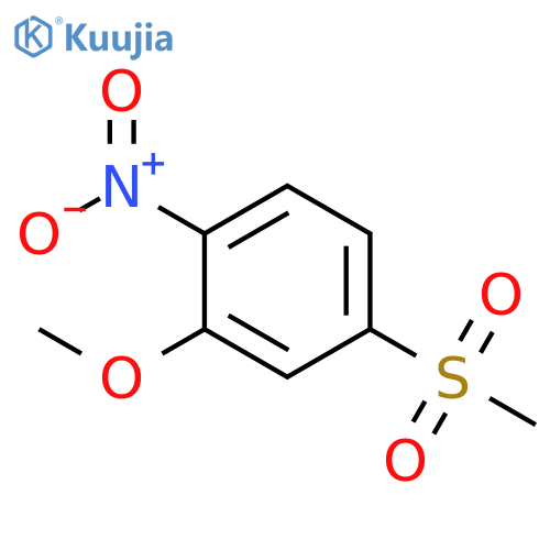 2-methoxy-4-(methylsulfonyl)-1-nitrobenzene structure