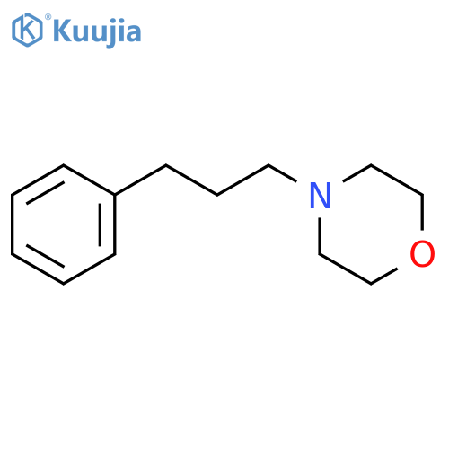 4-(3-phenylpropyl)morpholine structure