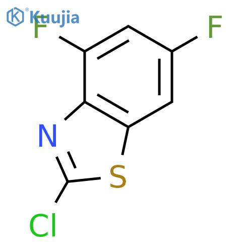 2-chloro-4,6-difluoro-1,3-benzothiazole structure