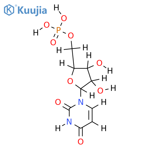 Uracil Lyxonucleoside-13C,15N2 5'-Phosphate structure