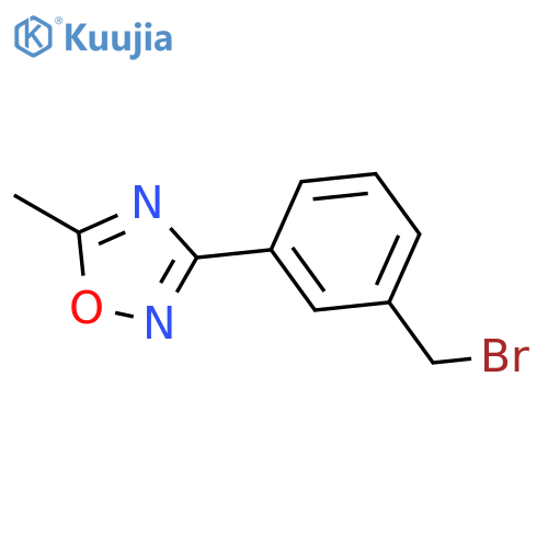 3-3-(Bromomethyl)Phenyl-5-Methyl-1,2,4-Oxadiazole structure