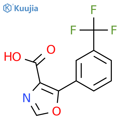 5-3-(Trifluoromethyl)phenyl-1,3-oxazole-4-carboxylic Acid structure