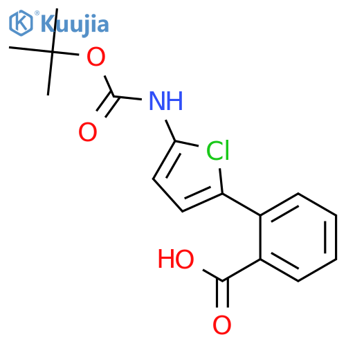2-tert-Butoxycarbonylamino-5-chloro-benzoic Acid structure