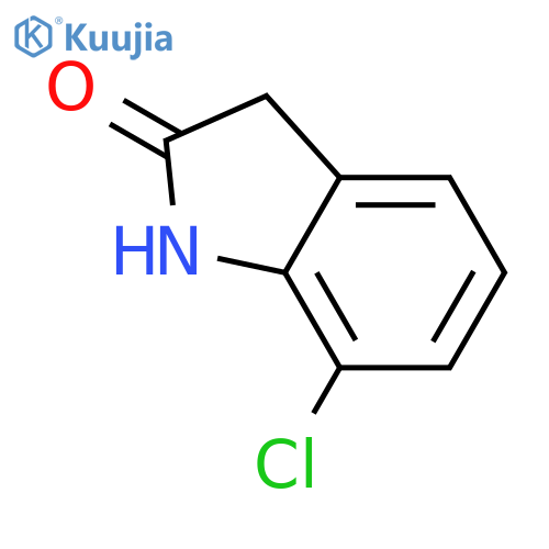 7-chloro-2,3-dihydro-1H-indol-2-one structure