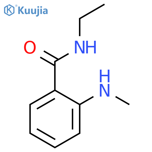 Benzamide, N-ethyl-2-(methylamino)- structure