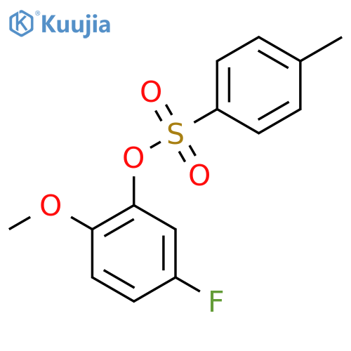 5-Fluoro-2-methoxyphenyl 4-methylbenzene-1-sulfonate structure