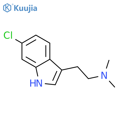 1H-Indole-3-ethanamine,6-chloro-N,N-dimethyl- structure
